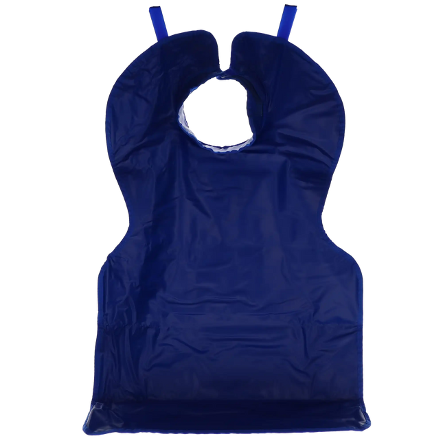 HSB - Lead Apron Adult W/Collar Blue
