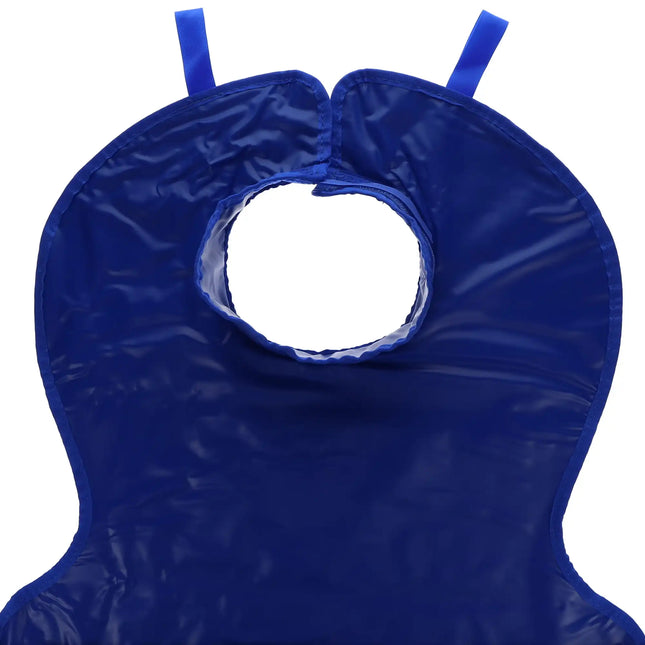 HSB - Lead Free Apron Adult W/Collar Blue