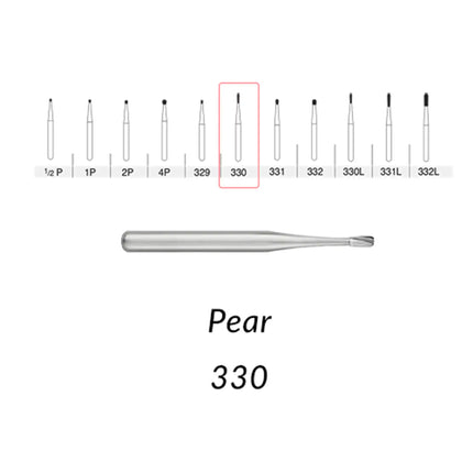 HSB - Carbide Burs FG - #330 - 100/Pk