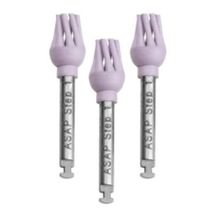 ASAP, Diamond Brush, Pre-Polisher, Purple, 3/Pack, 133156