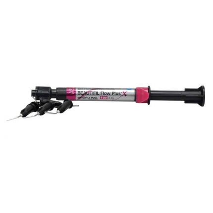 Beautifil Flow Plus X Hybrid Composite, Light-Cure, Syringe Refill, F00, 2.2 g, A2, 1/Pk