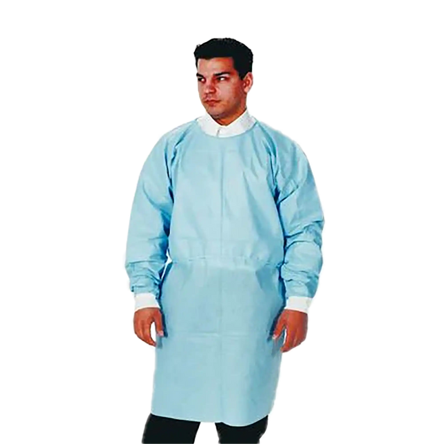 ValuMax - Dual-Fabric Cover Gown 10Pk Blue