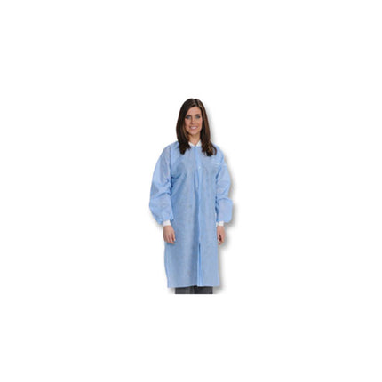 Valumax - Easy-Breathe Lab Coat Ceil Blue 10/Pk XLarge