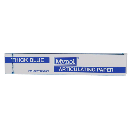 Mynol Thick Blue articulating paper, box of 7 books.