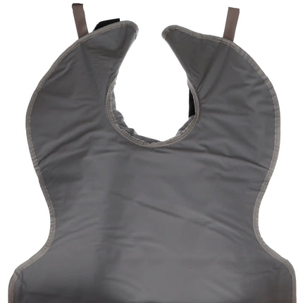 HSB - Lead Free Apron Adult W/Collar Grey