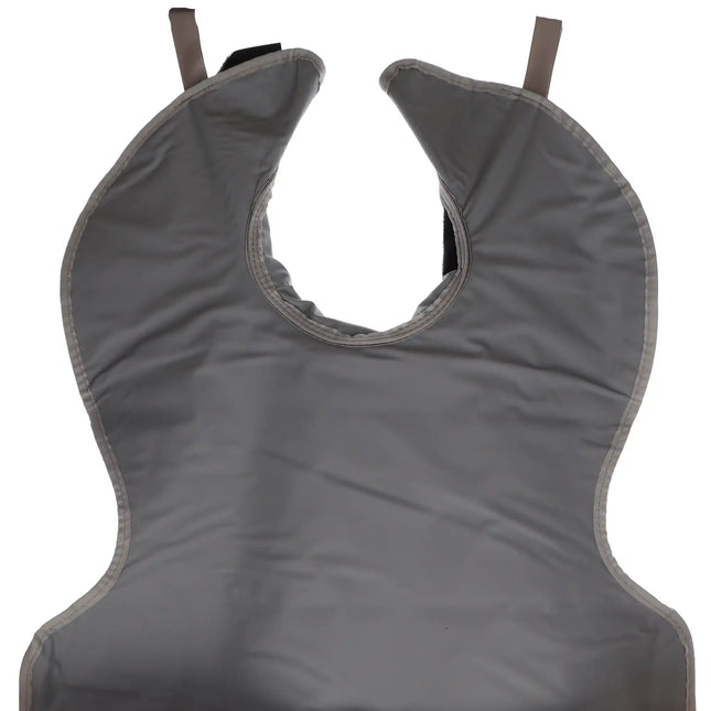 HSB - Lead Free Apron Adult W/Collar Grey