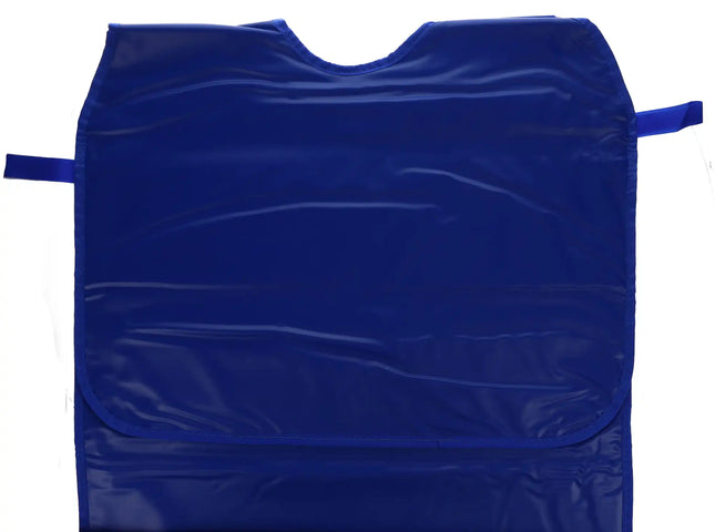 HSB - Lead Apron Panoramic Poncho Blue, Adult
