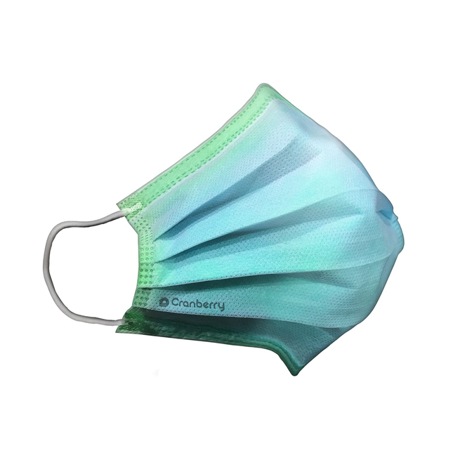 Cranberry - COSMO Face Mask Galactic-Green L3 50/Box