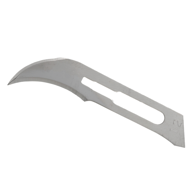 Glassvan, Sterile, Surgical Blades, Carbon Steel, # 12B, 100/Pk, 2001T-12B
