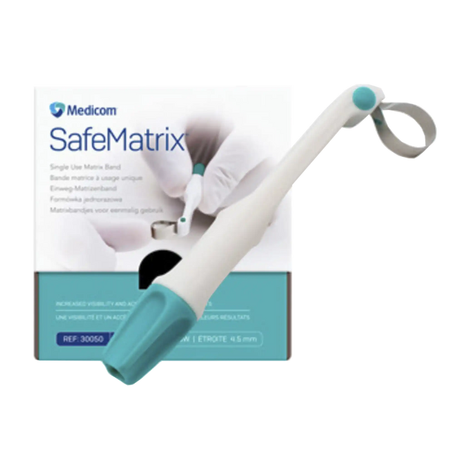 Medicom - SafeMatrix Bands 4.5mm Narrow Green 50/Bx