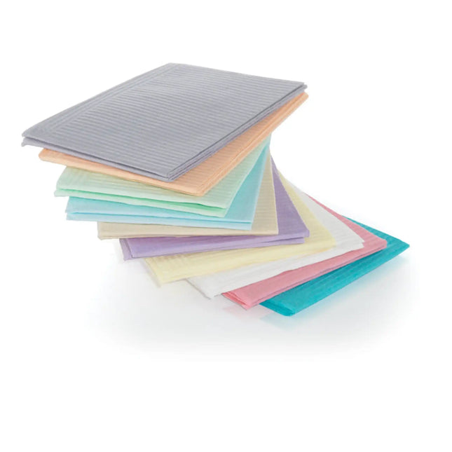 Medicom - Bib 13X18 2-Ply Peach 500/Cs