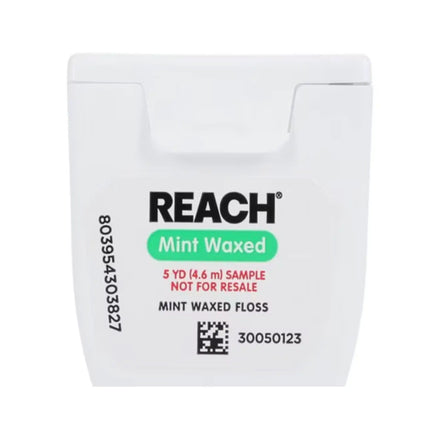 Reach - Dental Floss, Waxed, Mint, Trial Size, 5 yds (1/Pc) (former JJ-9864)