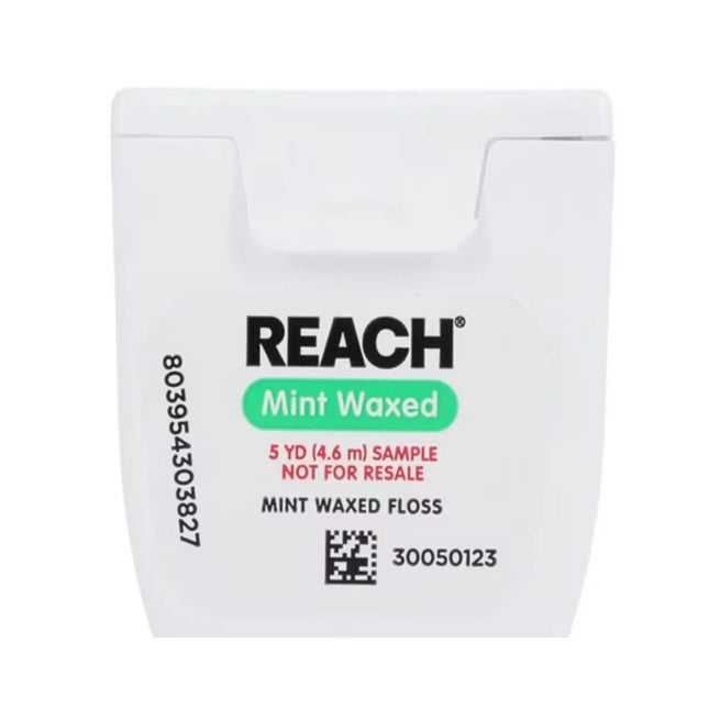 Reach - Dental Floss, Waxed, Mint, Trial Size, 5 yds (1/Pc) (former JJ-9864)