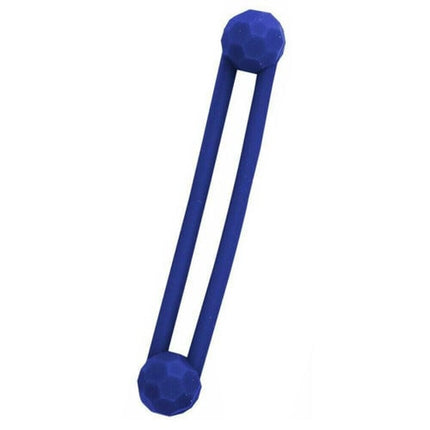 Plasdent - Silicone Ties Blue 6Pk Blue