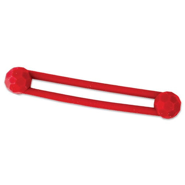 Plasdent - Silicone Ties Red 6Pk
