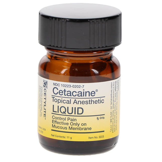 Cetacaine? Topical Anesthetic Liquid, 11 g bottle (Replaces Item 0203)