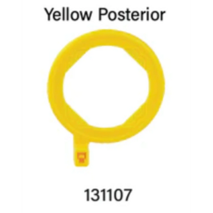 EzAim X-Ray Positioning Ring Posterior Yellow Each