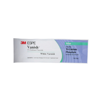 Vanish 5% White Varnish 1000/Pk Mint