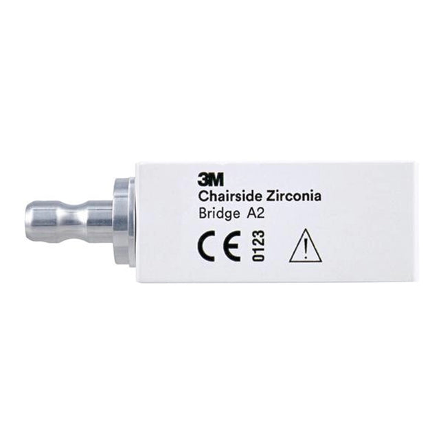 Chairside Zirconia Bridge Block 39mm Refill A2 3/Pk