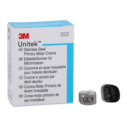 Unitek Crowns SS 2nd Prim Mol UL1 900211 5/Bx