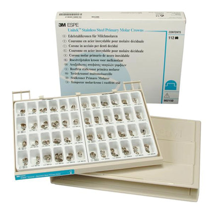 Unitek Crowns SS Primary Molar Set 112/Bx