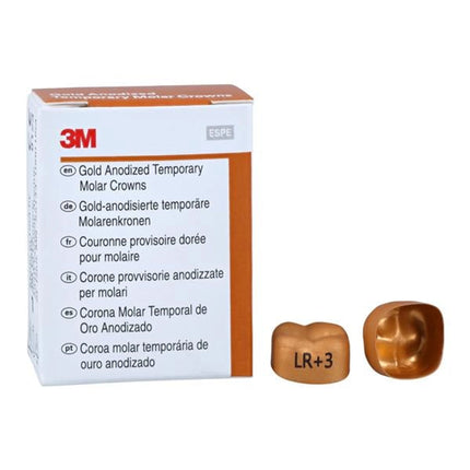 Unitek Crowns Gold Ano 2nd Mol LR3 940443 5/Bx