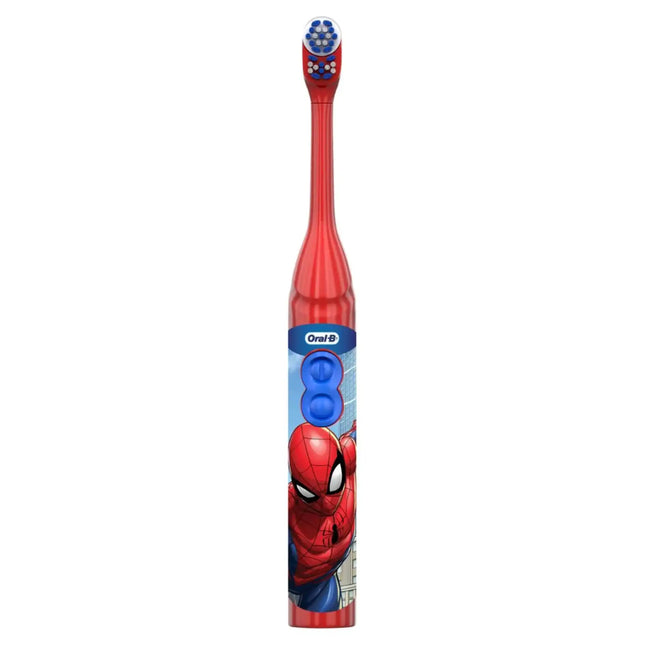Spiderman Battery Toothbrush, Disposable. Includes Duracell? Battery, 4/bx (Old Prod #s 80710055, 80330228, 80307796)