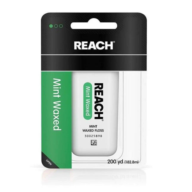 Reach - Waxed Mint Floss, 200 yd w/dispenser (1/Pc)