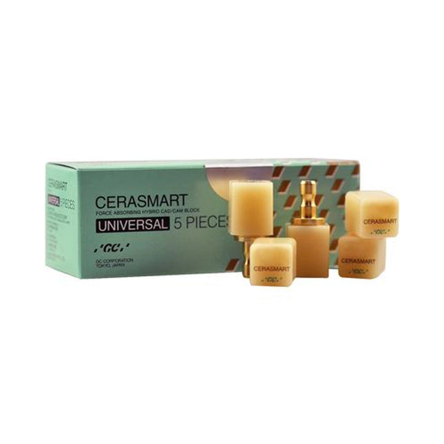 Cerasmart Universal Size 14L Shade A3 Lt Block Pack Of 5 Blocks With Mandrel For Open.
