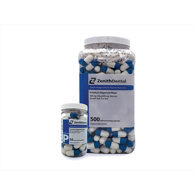 500 Capsules - Triple Spill (Cap: Gray, Body: Yellow)