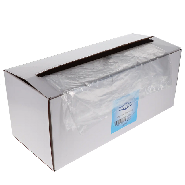 HSB - Chair Cover/Sleeve Full, Poly - 29"W x 80"L - Clear, 125 / Roll - (Equiv PS3850)