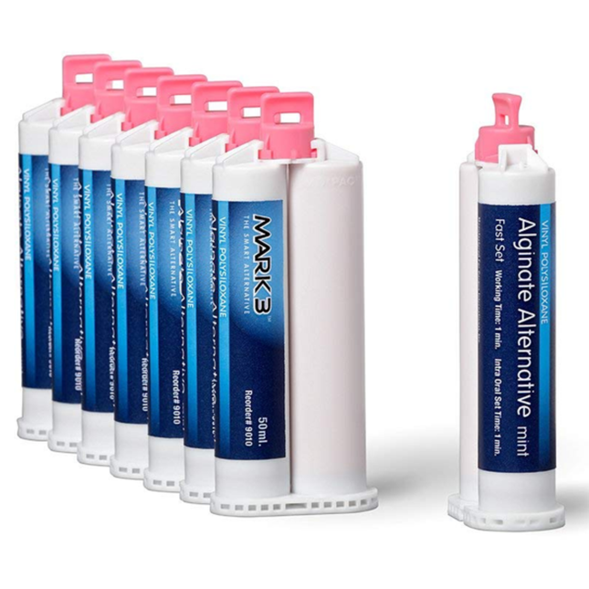 Alginate Alternative Fast Set, 50 ML, Cartridges, 8/pk, 9010