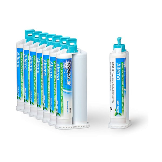 Alterna Alginate Alternative Fast Set, Mint, 50/ML, 8/pk, 9012