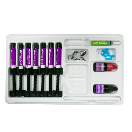 Prime-Dent - Micro-Hybrid Composite 7 Assorted Syringe Kit, VLC