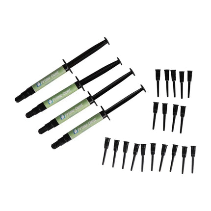 Prime-Dent - Light Cure Block Out Resin Kit, 4 x 3.5g Syringes and 20 Tips.
