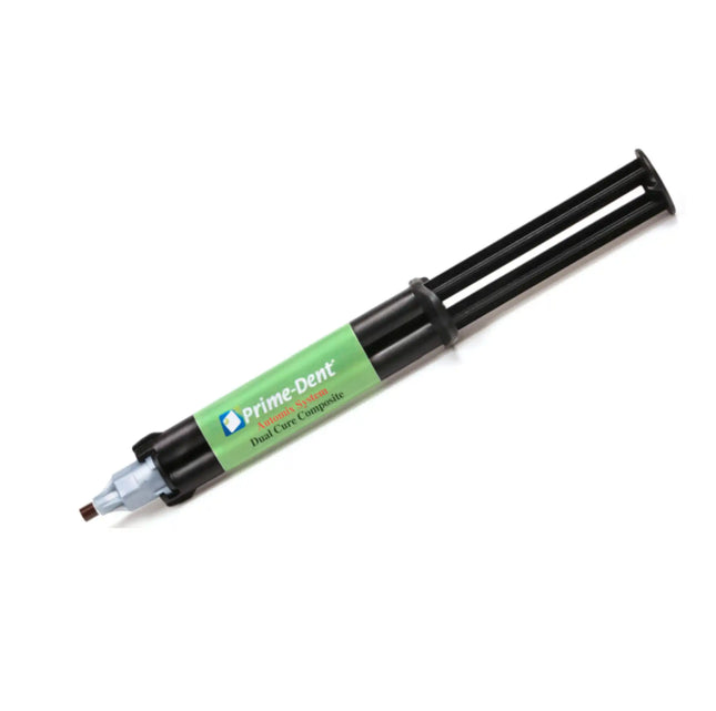 Prime-Dent - Dual Cure Composite Luting Cement, Shade A2, 10g Syringe Refill, 1/Pk.