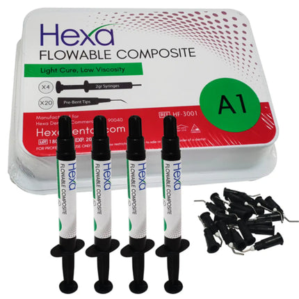 Hygedent - Flowable Composite, Kit 4 Syringes,  A1, HF-3001