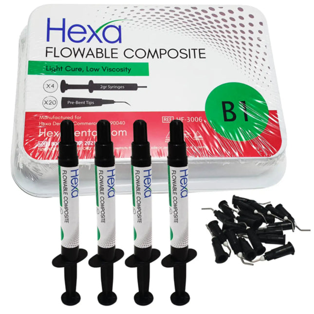 Hygedent - Flowable Composite, Kit 4 Syringes,  B1, HF-3006