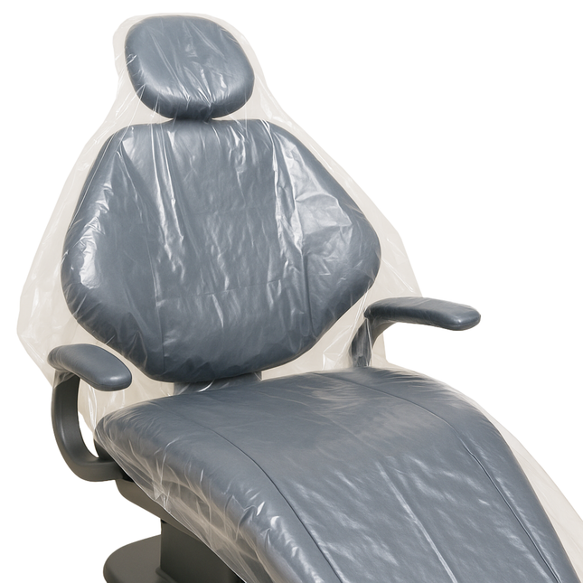 Chair Sleeves, Full, 48" x 56", Clear, Roll, 150/Pk, 101166