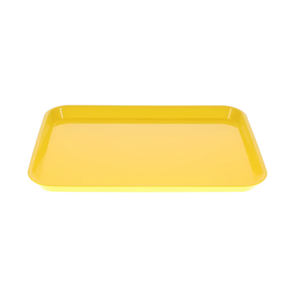 HSB - Set-up Tray Flat Size B (Ritter) - Yellow, Plastic, 13-3/8" X 9-5/8" X 7/8"- (Equiv 300BF-3)