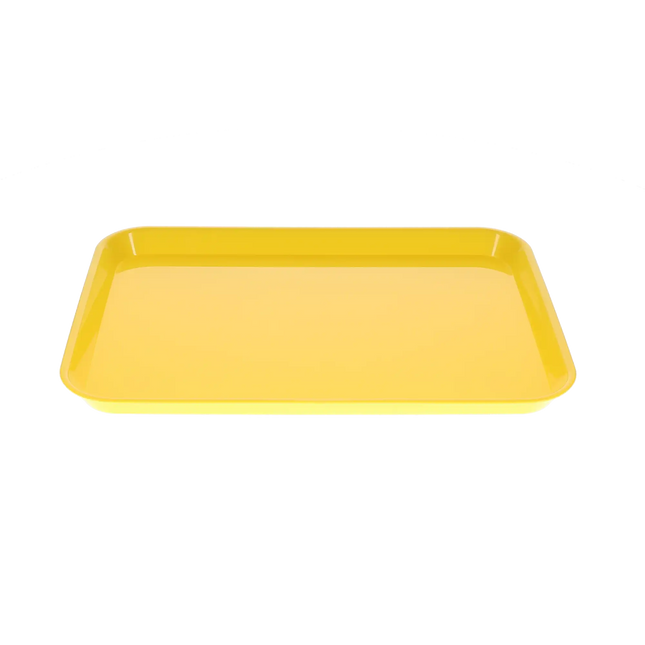 HSB - Set-up Tray Flat Size B (Ritter) - Yellow, Plastic, 13-3/8" X 9-5/8" X 7/8"- (Equiv 300BF-3)