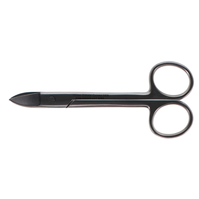 HSB - Crown Scissor 4.5'' Curved Serrated