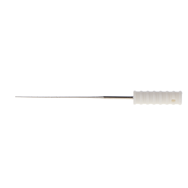 Barbed Broaches, 25 mm, # 1, Sterile, XXX-Fine, White, 10/Pk, 400601