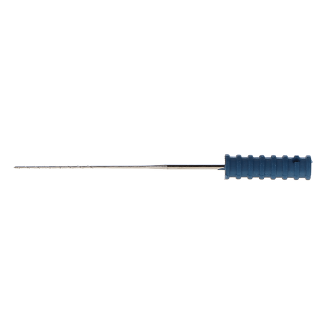 Barbed Broaches, 25 mm, # 4, Sterile, Fine, Blue, 10/Pk, 400604