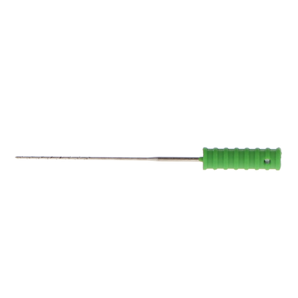 Barbed Broaches, 25 mm, # 5, Sterile, Medium, Green, 10/Pk, 400605