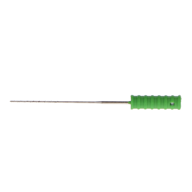 Barbed Broaches, 25 mm, # 5, Sterile, Medium, Green, 10/Pk, 400605