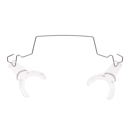 Wire Type Cheek Retractors, Autoclavable to 250F, Clear, 1/Pk, EX-9009
