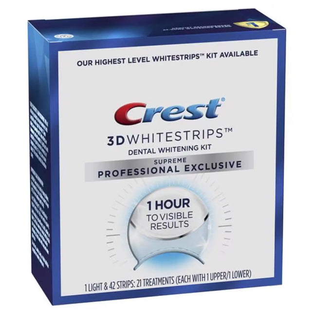 P&G - Kit Includes 1 Light and 42 Strips: 21 total treatments (21 upper/21 lower), 4 kt/cs