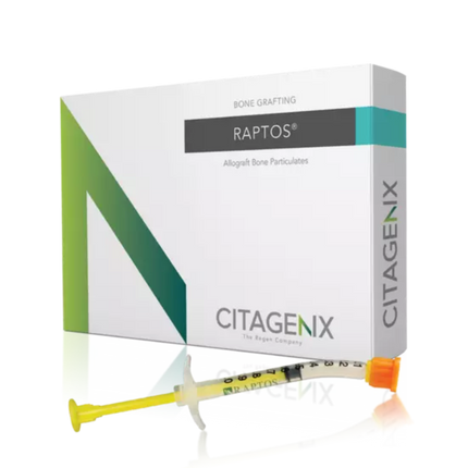 Citagenix - Allograft Particulates - Raptos 1cc Cancellous allograft .20-.85mm syringe