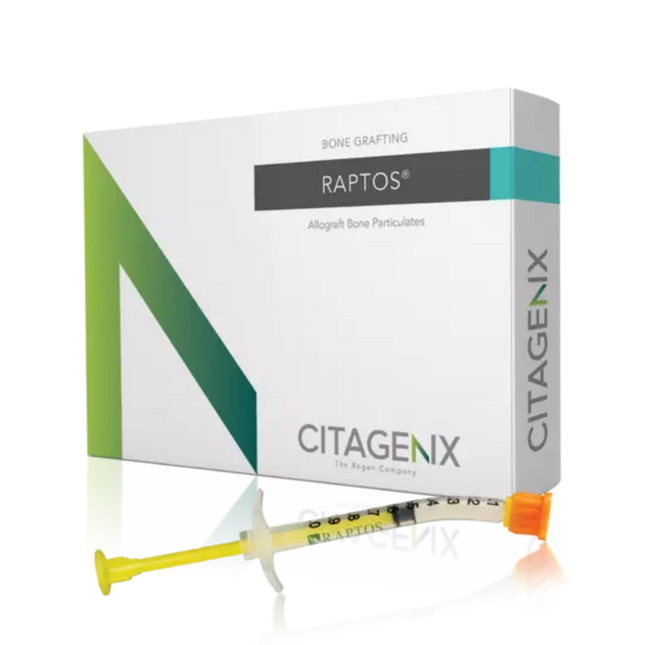 Citagenix - Allograft Particulates - Raptos .5cc Cancellous allograft .20-.85mm syringe